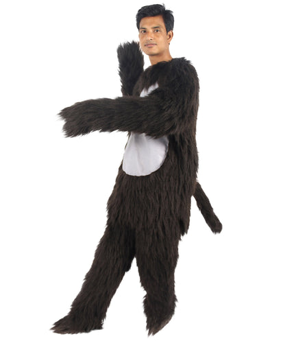 HPO Black and Grey Gorilla Costume | Long Synthetic Fibers