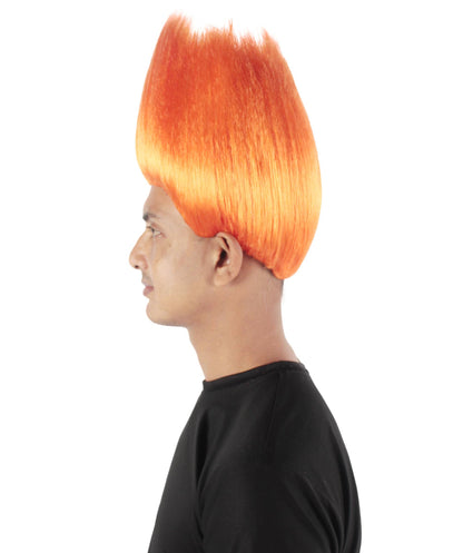 Adult Unisex Halloween Troll wig || Pumpkin