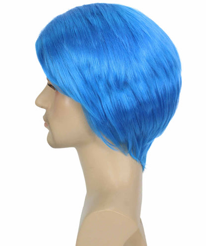 Blue Multiple Colors Celebrity Singer Wig