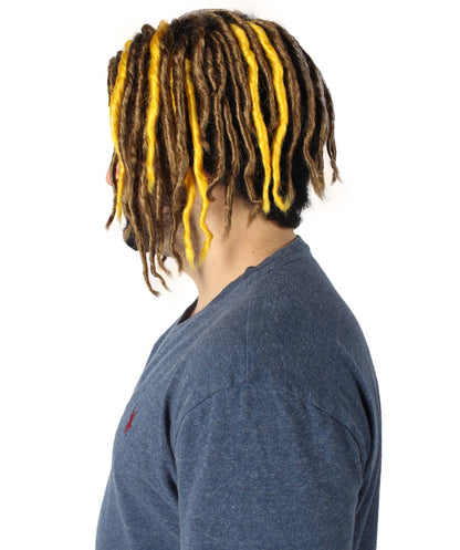 HPO  Men's Multiple Pump Hefner Rapper Dreadlock Wig