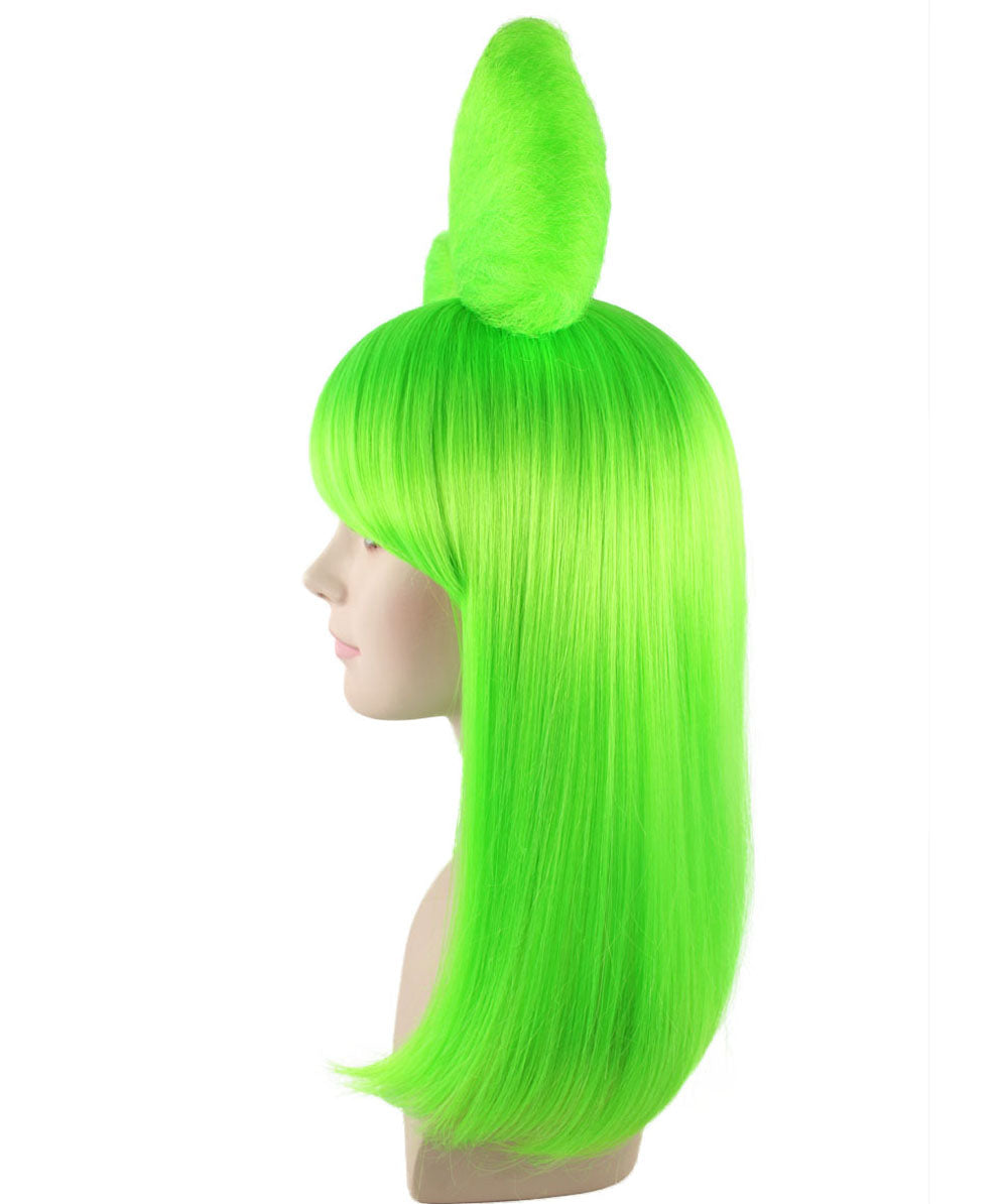 Lime Long Butterfly Womens Wigs collection