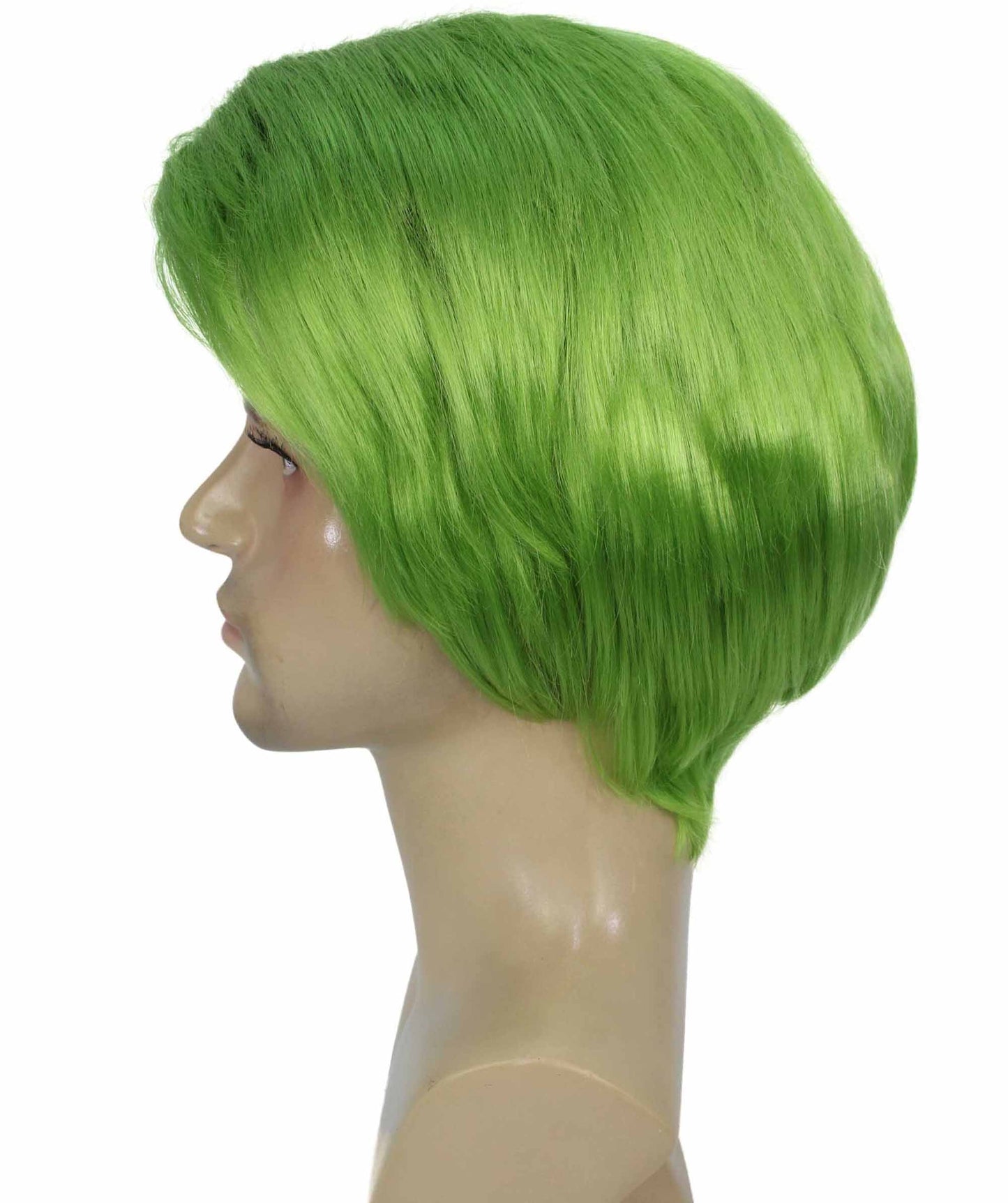 Lime Green Mens Multiple Colors Celebrity Singer Wig