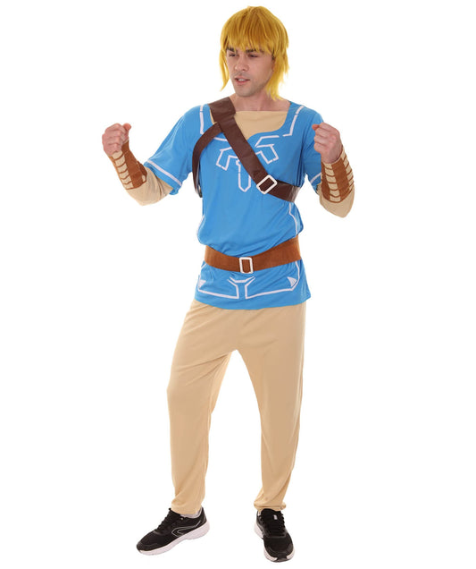 Men's Adventure Gaming Costume | Wild Blue Fancy Costume