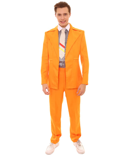 Orange halloween costume suit