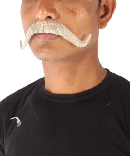 HPO Men's Watson Fake Human Facial Hair Mustache