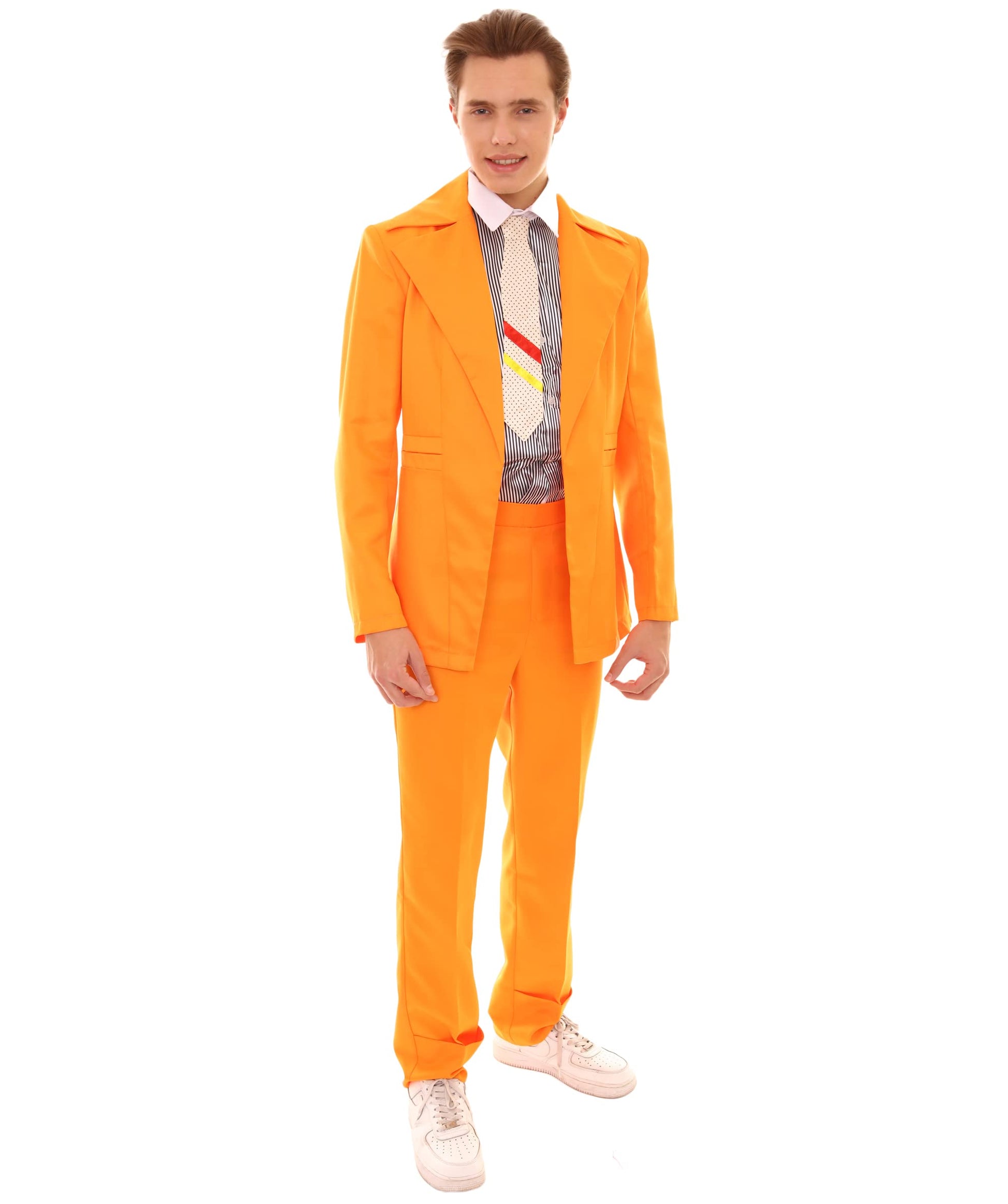 Orange halloween costume suit