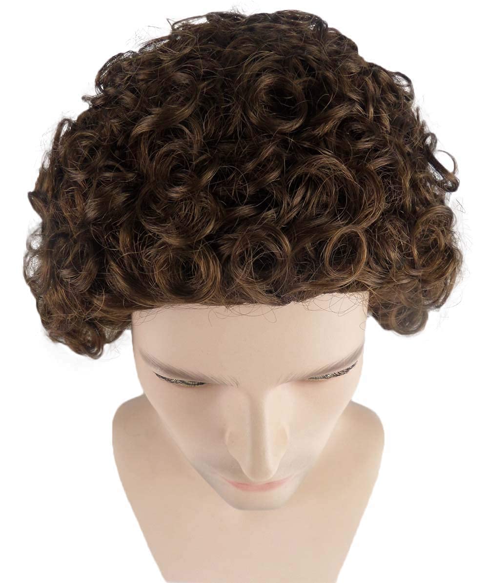 Mini Afro Brown Wig | Cosplay Halloween Wig | Premium Breathable Capless Cap