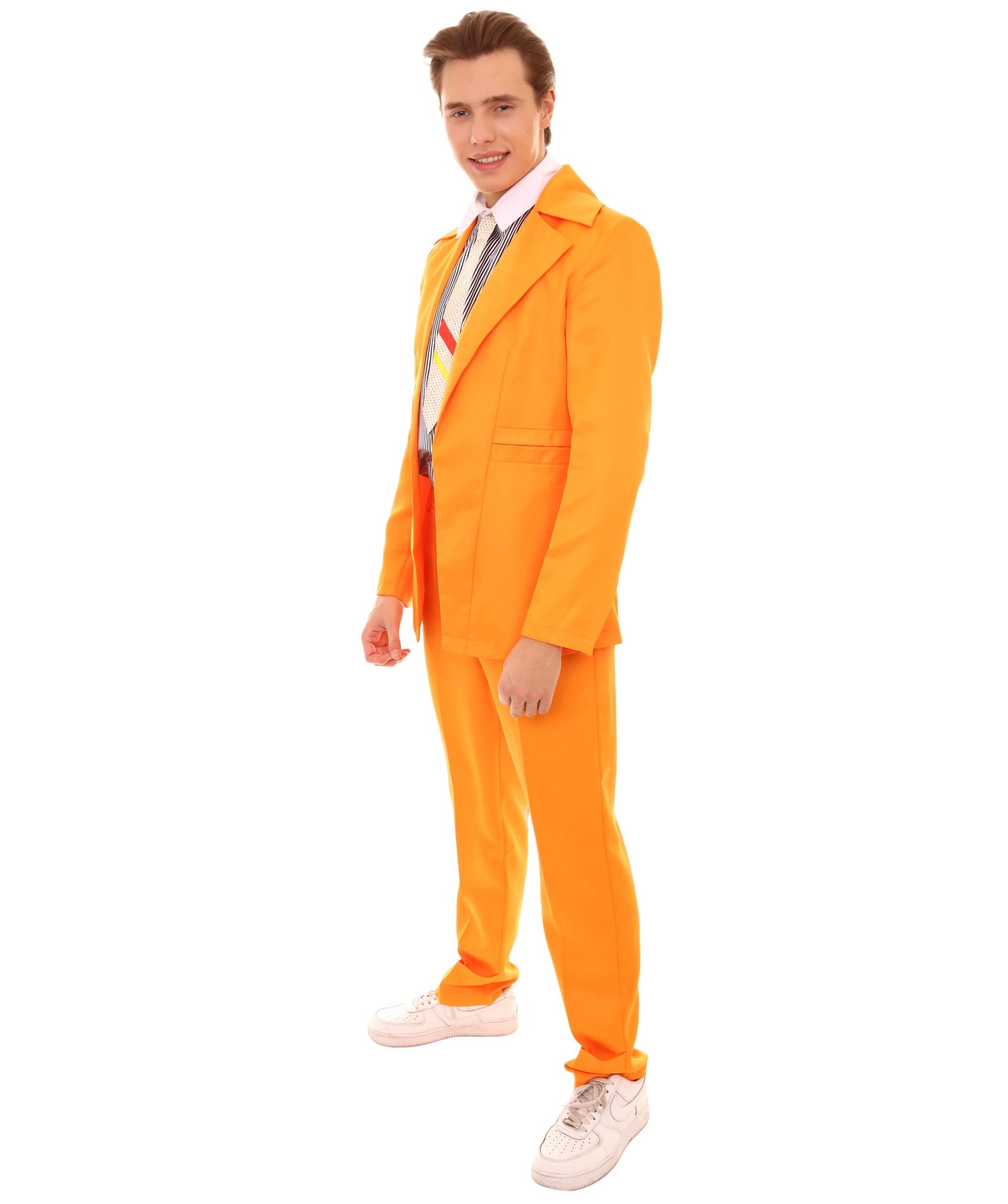 Orange halloween costume suit