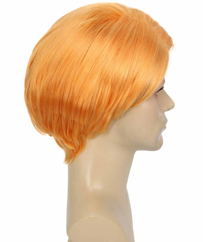 Orange Mens Multiple Colors Celebrity Singer Wig