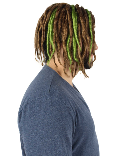 HPO  Men's Multiple Pump Hefner Rapper Dreadlock Wig