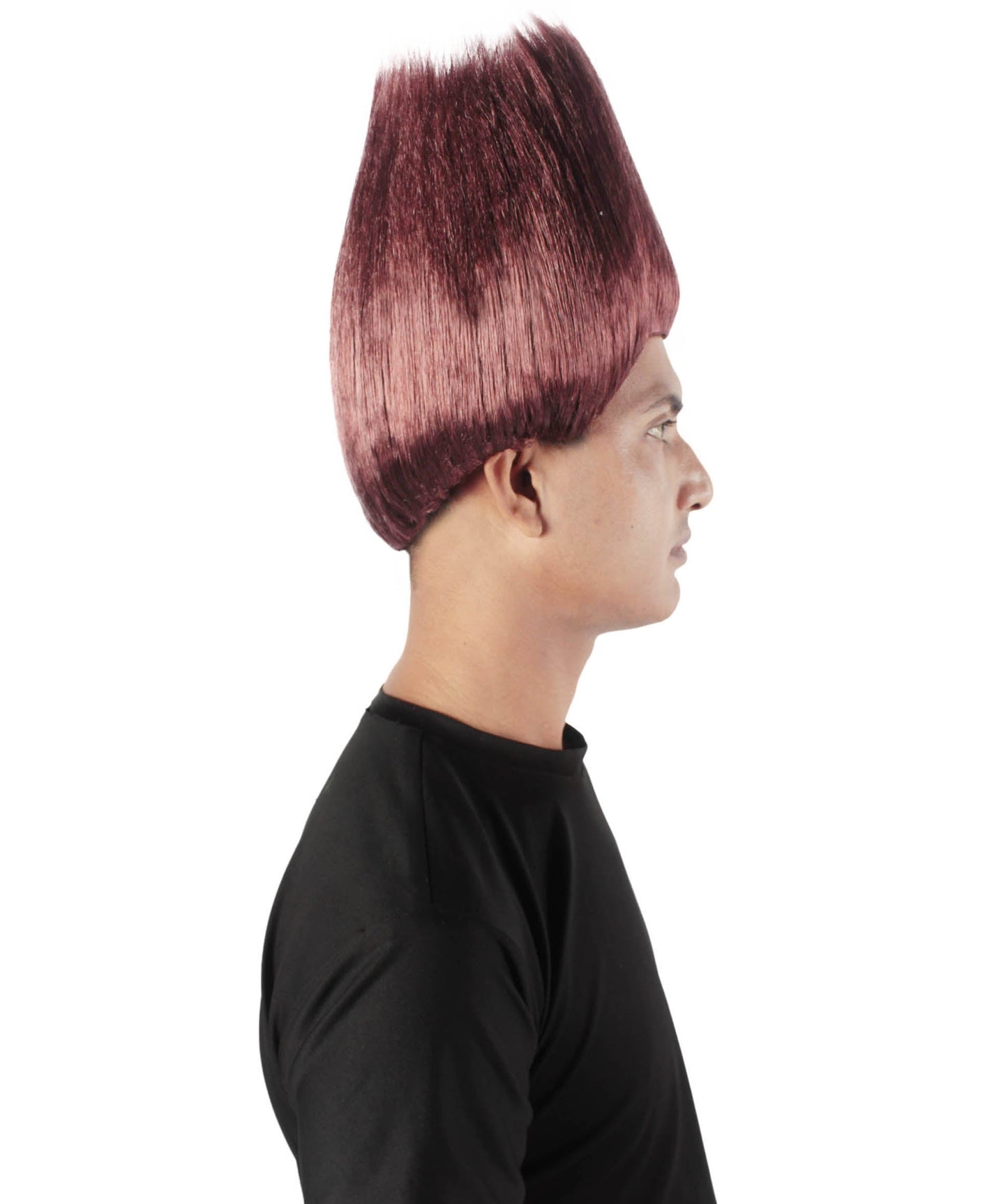 Adult Unisex Halloween Troll wig || Burgundy