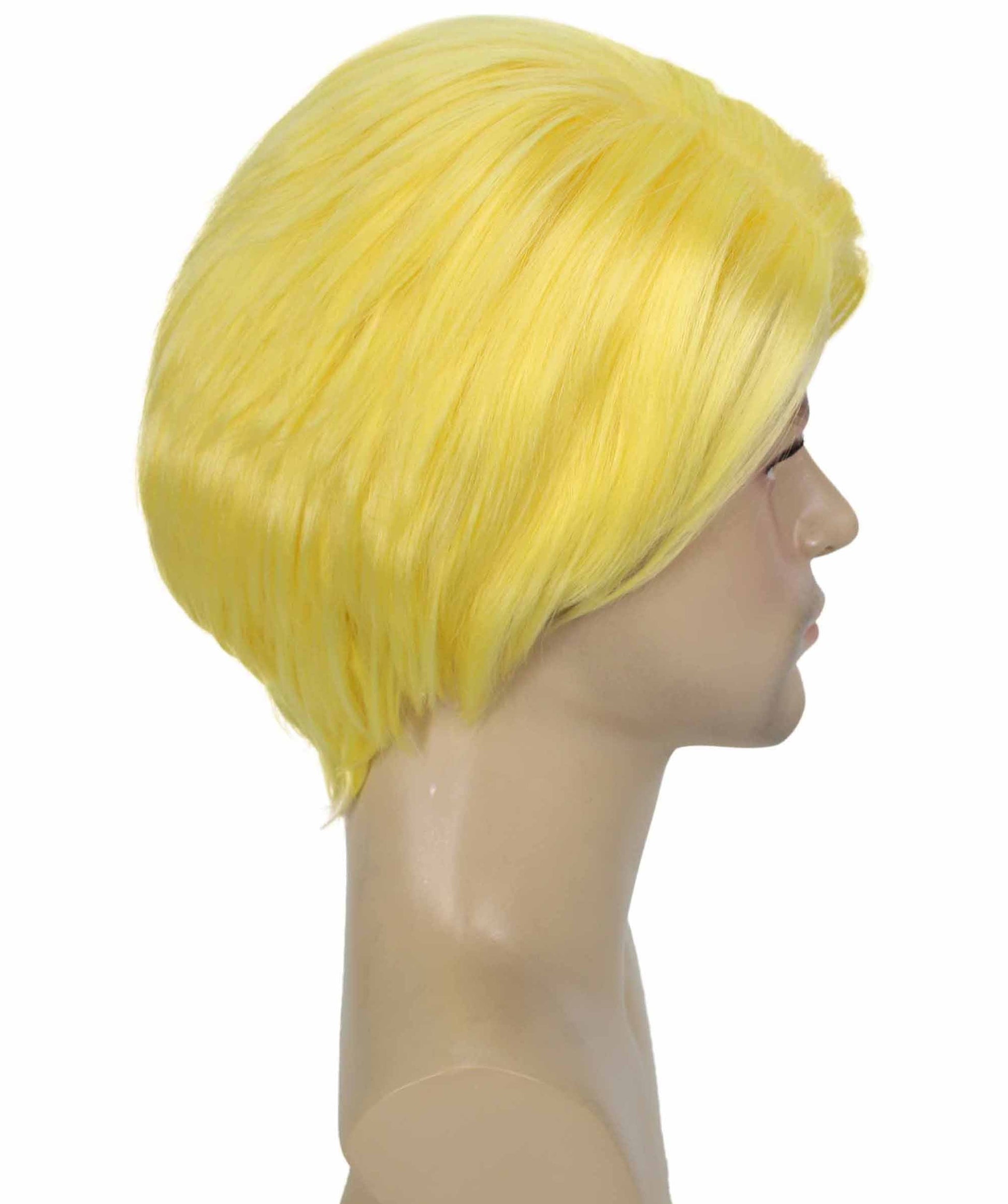 Yellow Multiple Colors Celebrity Singer Wig