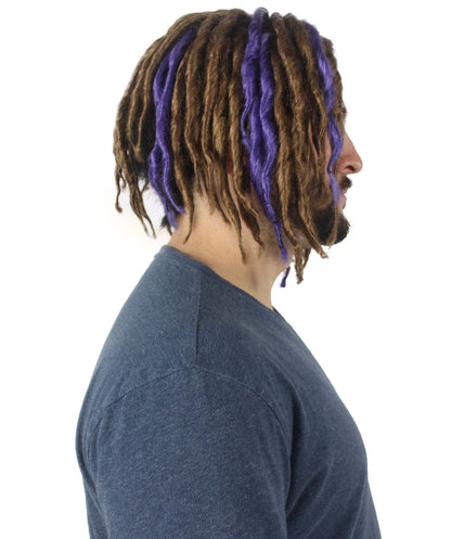 HPO  Men's Multiple Pump Hefner Rapper Dreadlock Wig