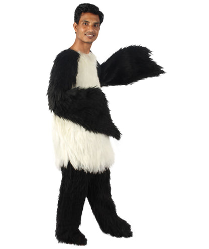 White and Black Panda Costume