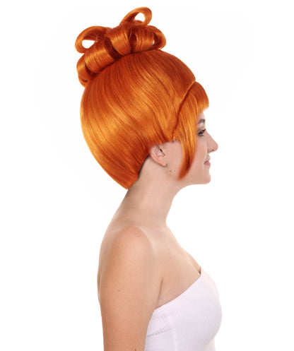 Auburn Animated Lucy Updo Wig