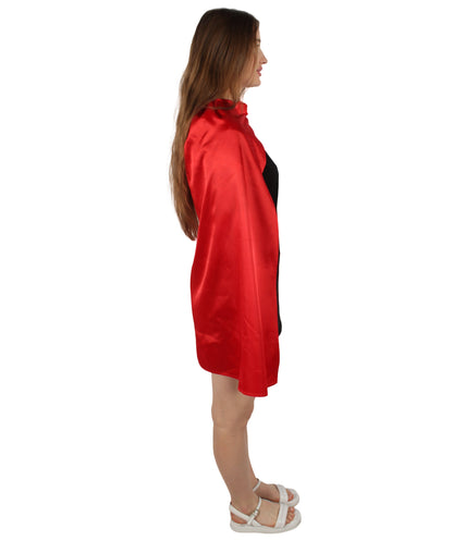 Red Child's Party Cape Costume