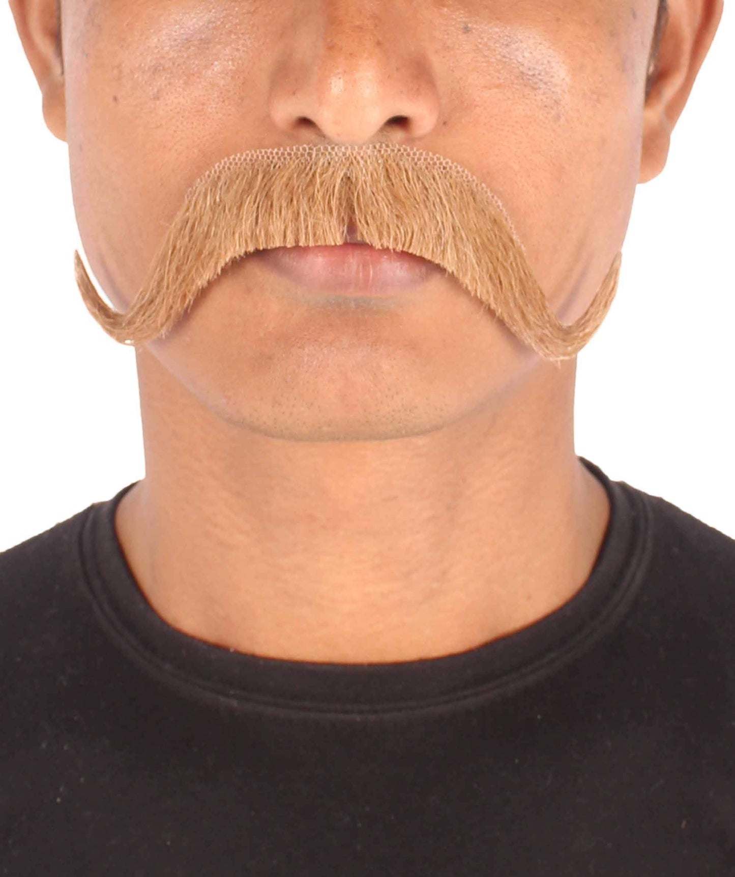 HPO Men's Watson Fake Human Facial Hair Mustache