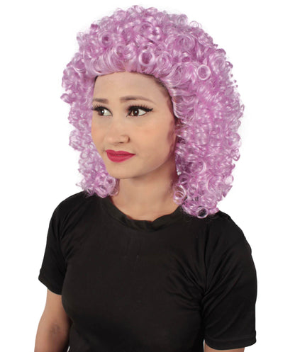 Light purple Women's Royalty Queen Curly Wig