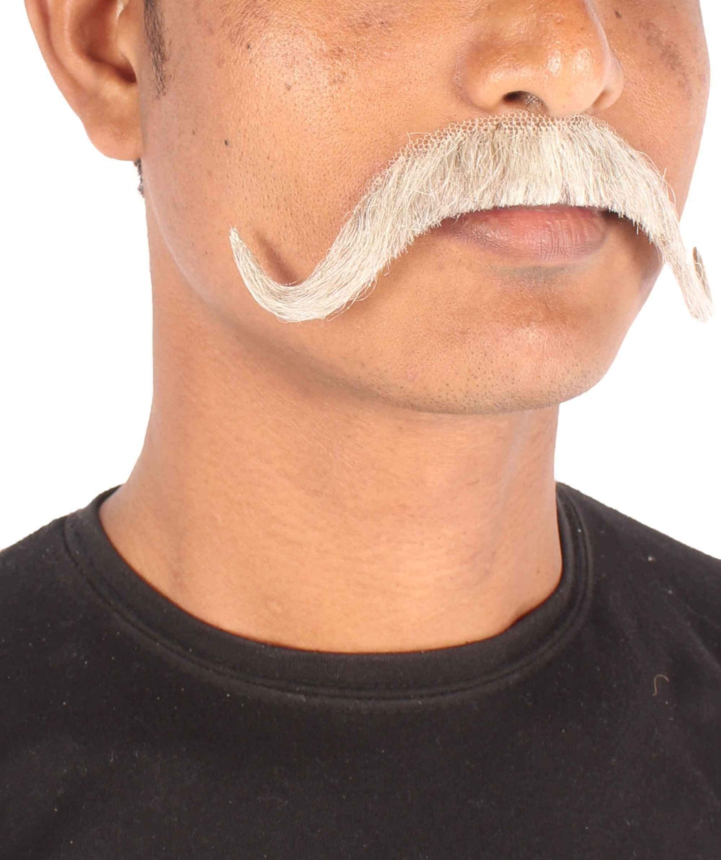 HPO Men's Watson Fake Human Facial Hair Mustache