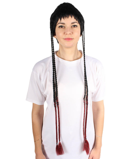 HPO  Women's Long Ponytail Doll Wig, Perfect for Halloween, Flame-retardant Synthetic Fibe | HPO