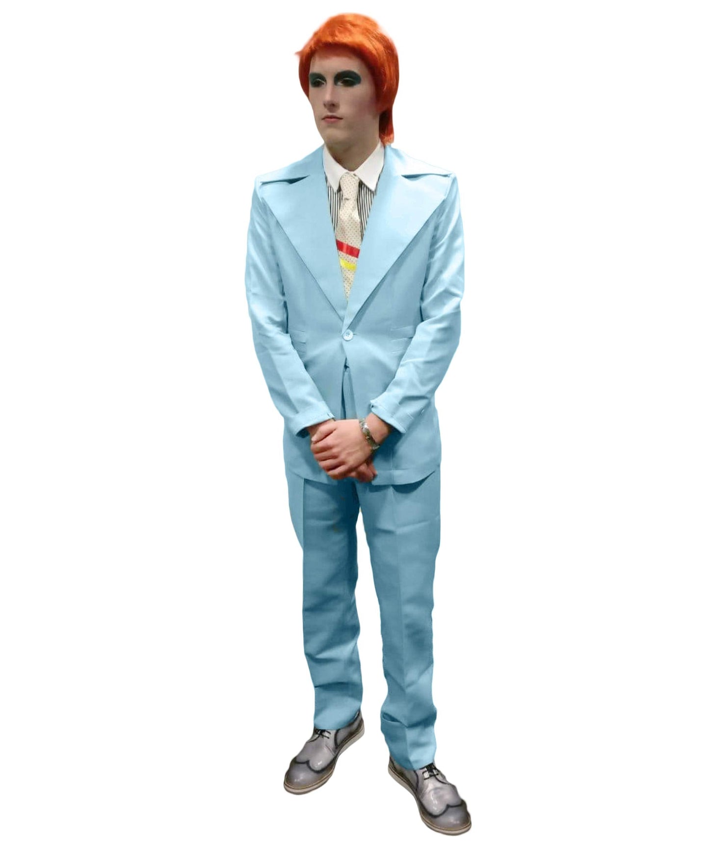 Light Blue halloween costume suit