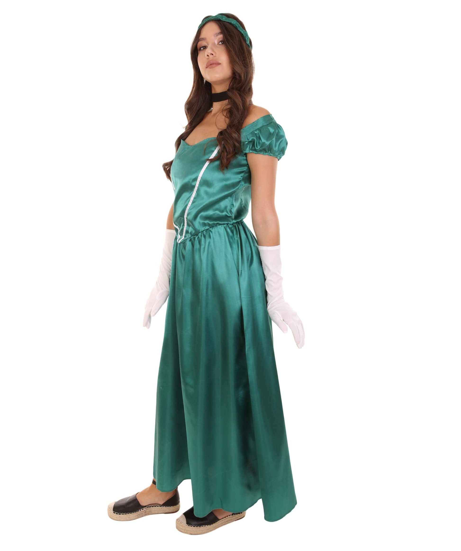 Dark Green Aristocrat Socialite Costume