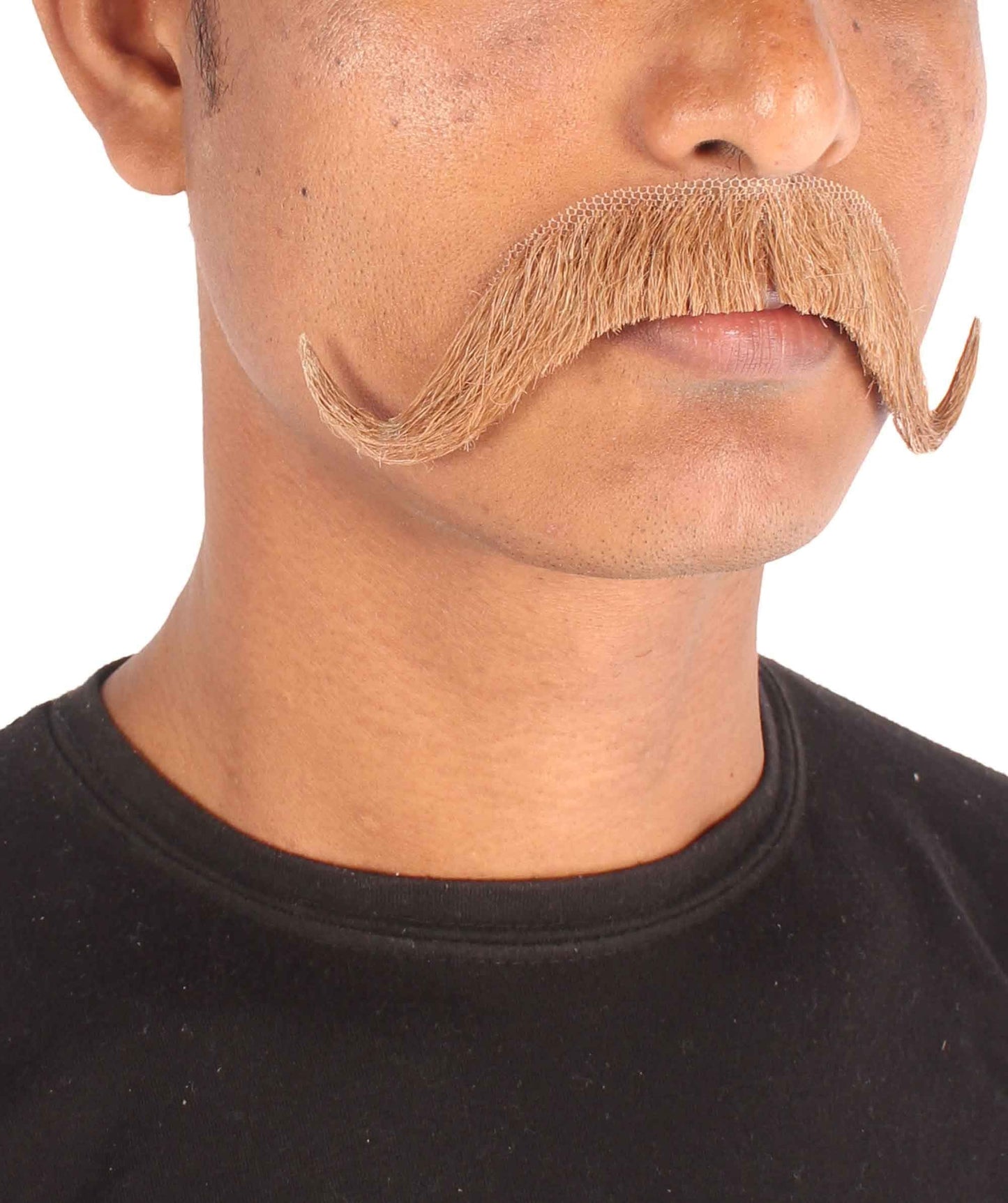 HPO Men's Watson Fake Human Facial Hair Mustache