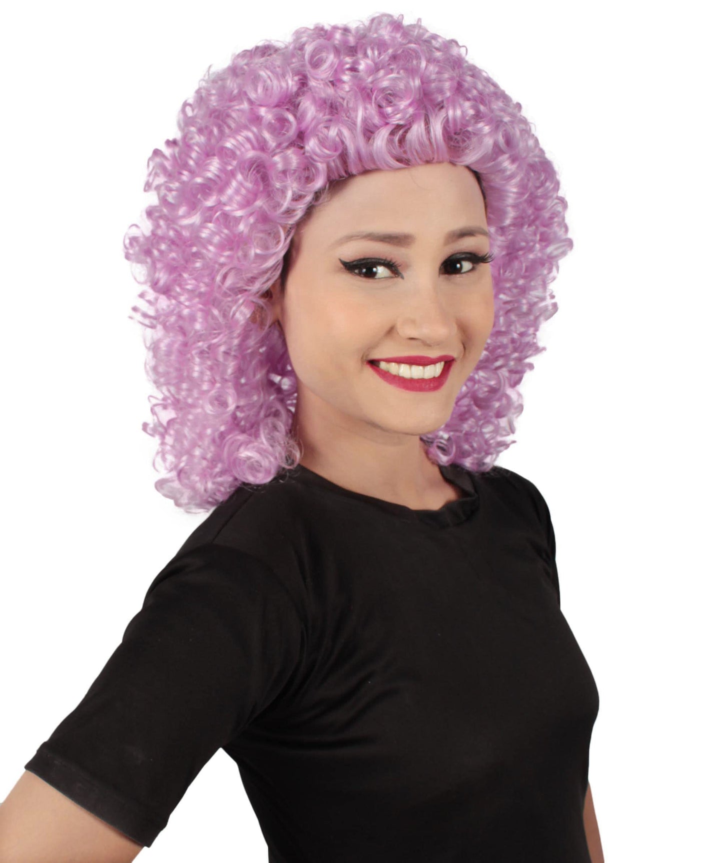 Purple Women's Royalty Queen Curly Wig