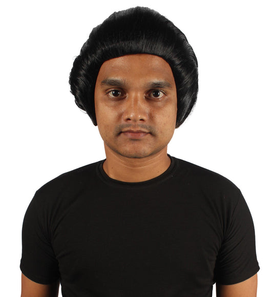 Premium Breathable Black Wig 