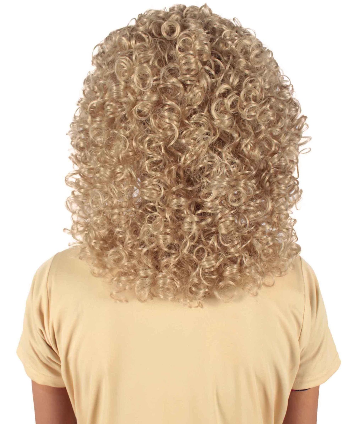 Beige Women's Royalty Queen Curly Wig