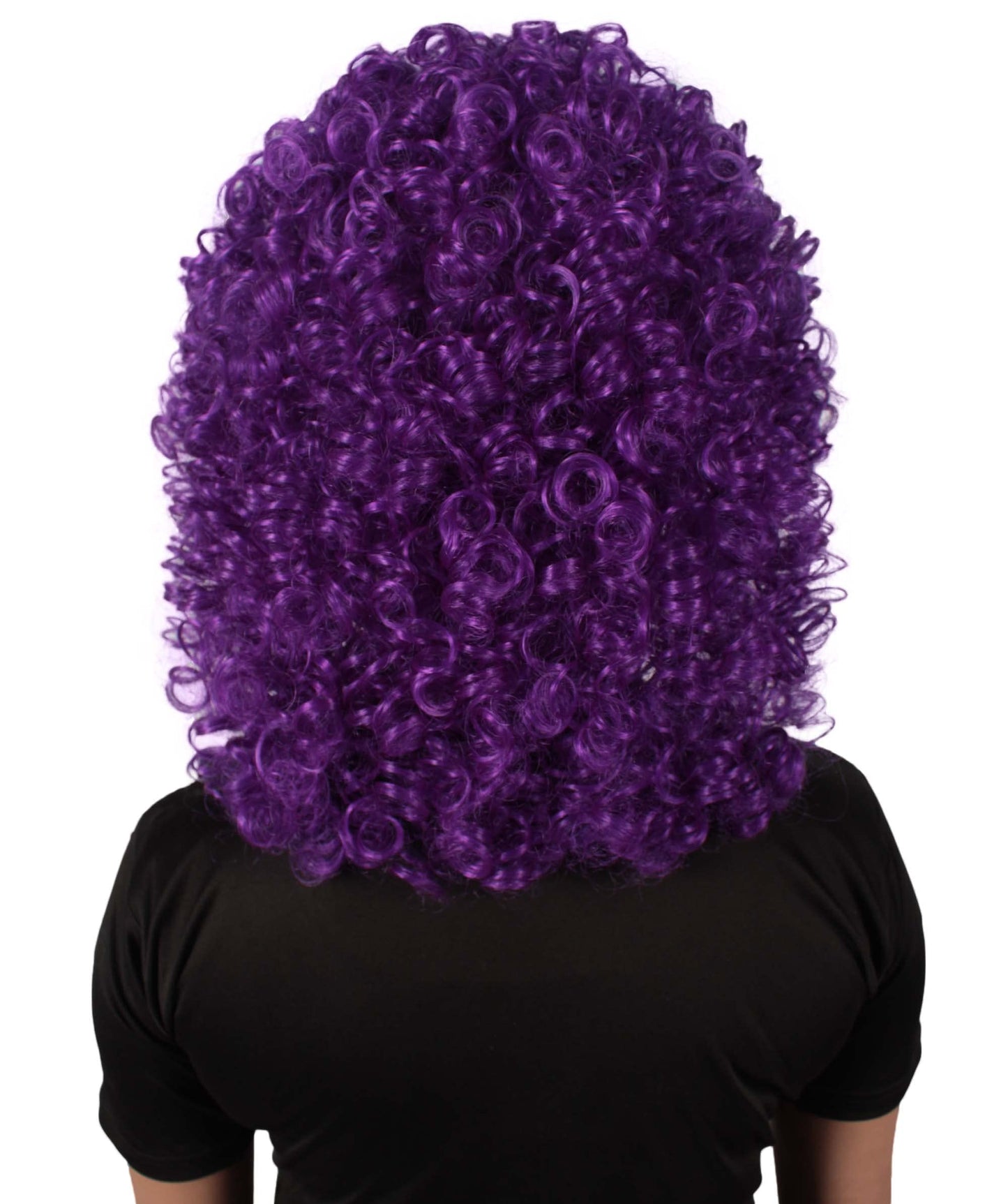 Purple Women's Royalty Queen Curly Wig