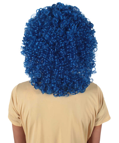 Dark Blue Women's Royalty Queen Curly Wig