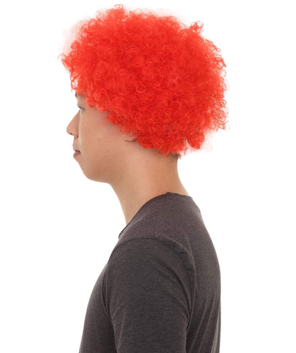 Italy Sport Unisex Afro Fun Wig | Jumbo Super Size Halloween Wig