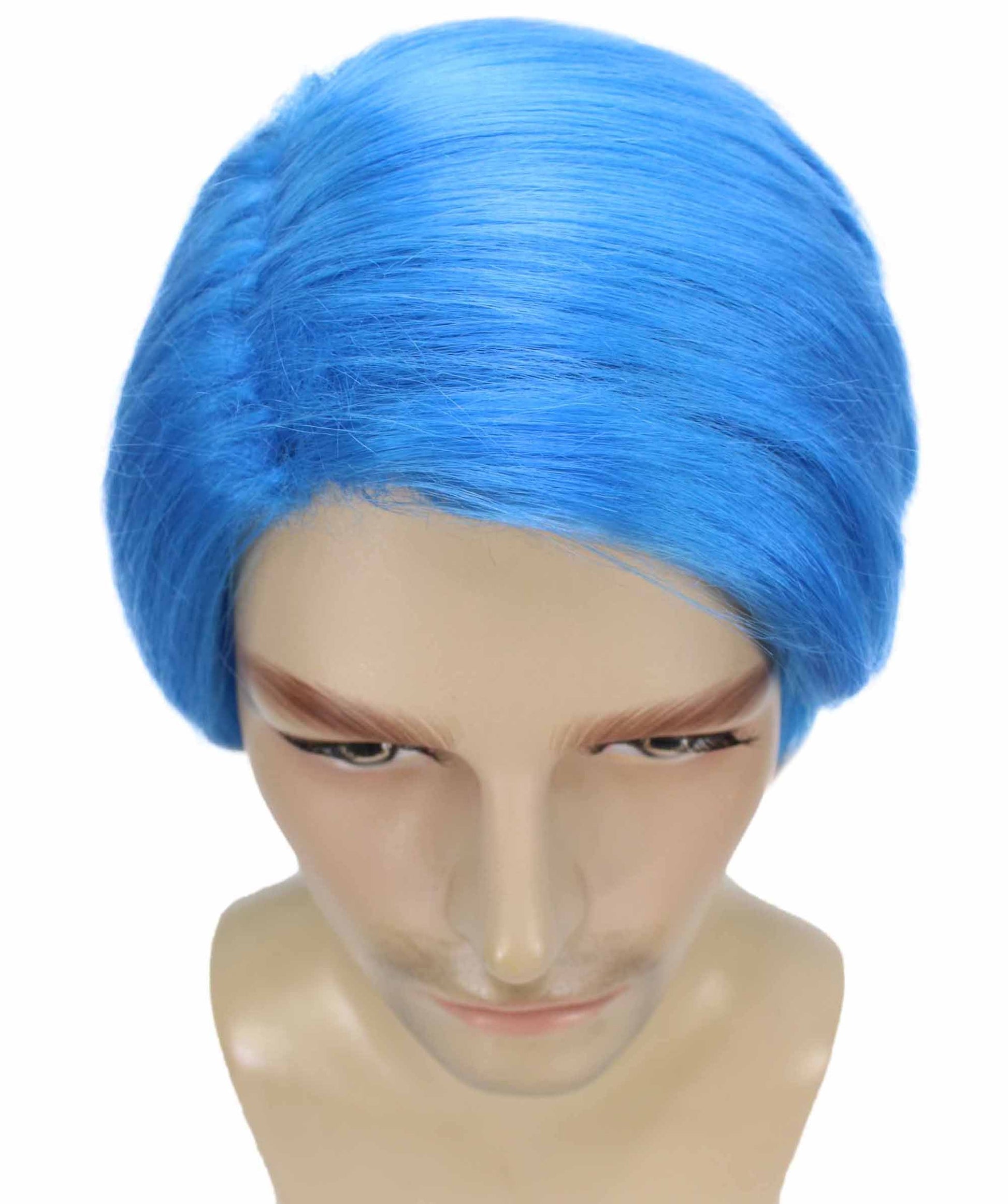 Blue Multiple Colors Celebrity Singer Wig