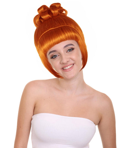Auburn Animated Lucy Updo Wig