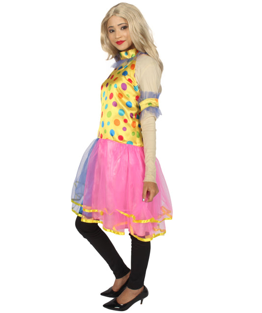 Circus Clown Party Dress Costume