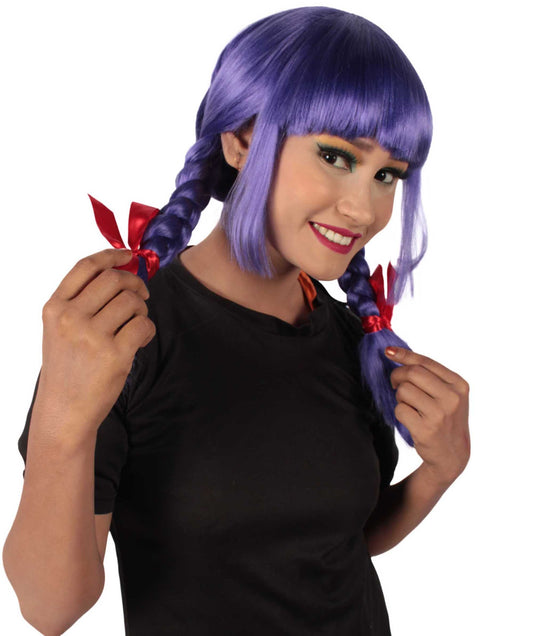 Purple Evil Annabella Wig