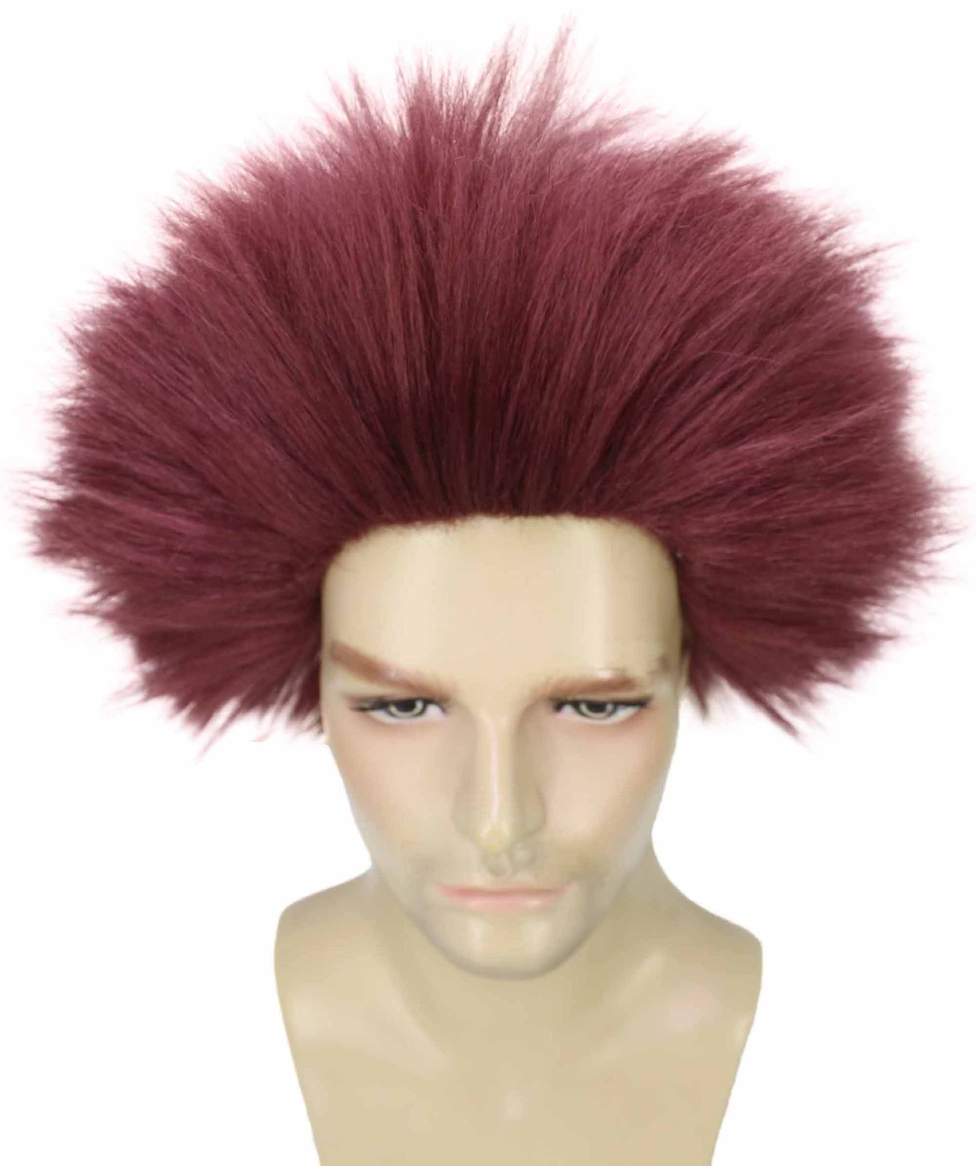 Burgundy Fuzzy Spiky Johnny Werewolf