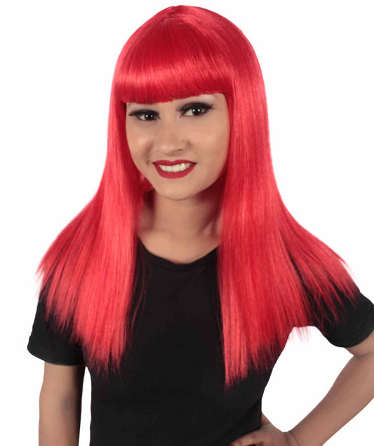 Red Straight Length  Diva Wig