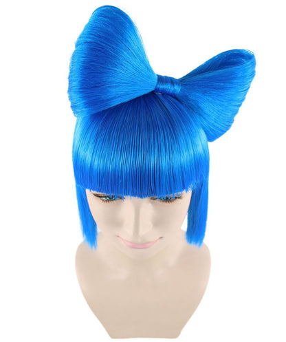 Blue Women's Butterfly Bow Wigs