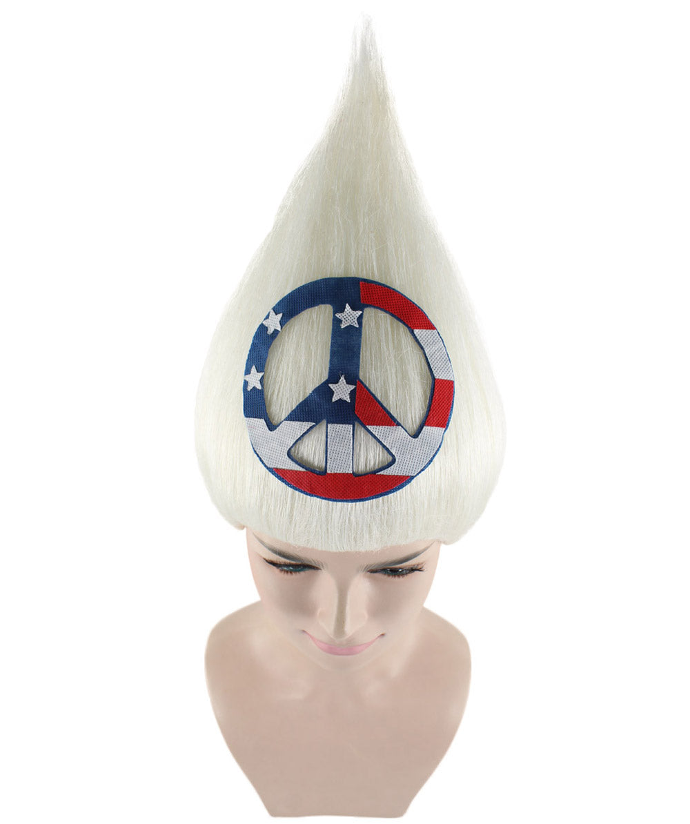 American Peace American flag wig