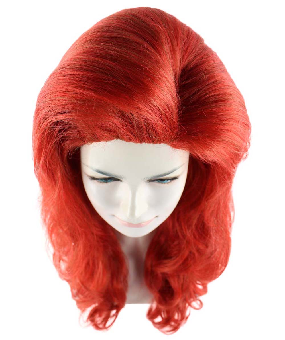 Red Layered Wig