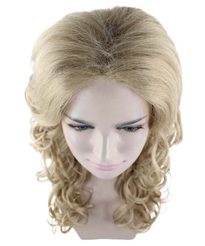 Blonde Bombshell Womens Wig | Fashion Glamour Fancy Halloween Wig | Premium Breathable Capless Cap