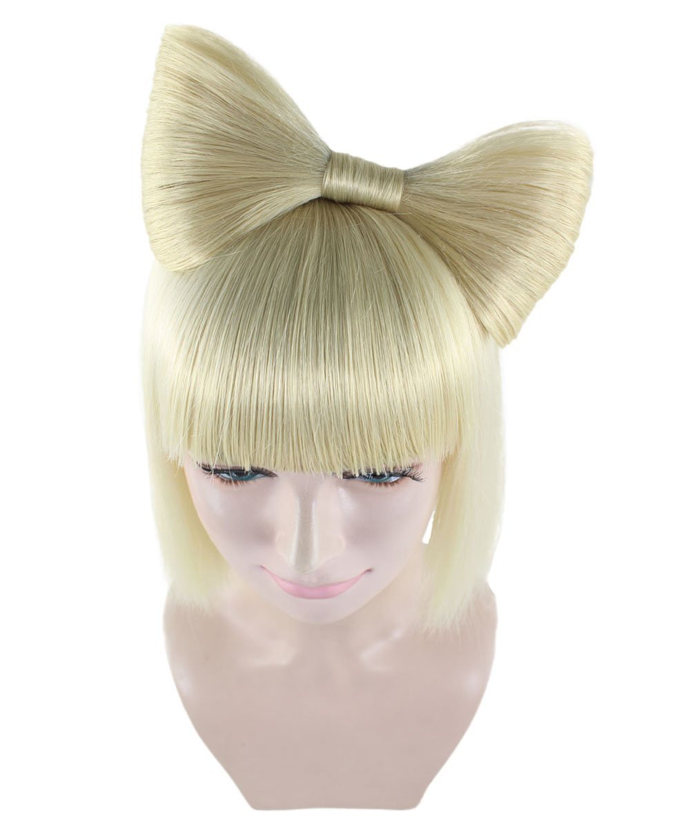 Light Blonde Women's Butterfly Bow Wigs