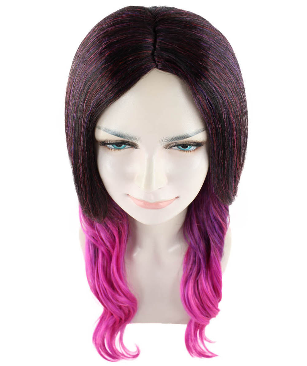 Fictional Galaxy Breathable Capless Designed Wig, Multi-color  Wig, Premium Breathable Capless Cap