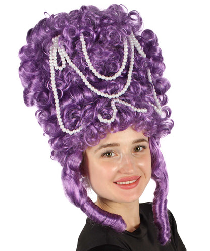 Dark Purple Baroque Marie Antoinette Wig