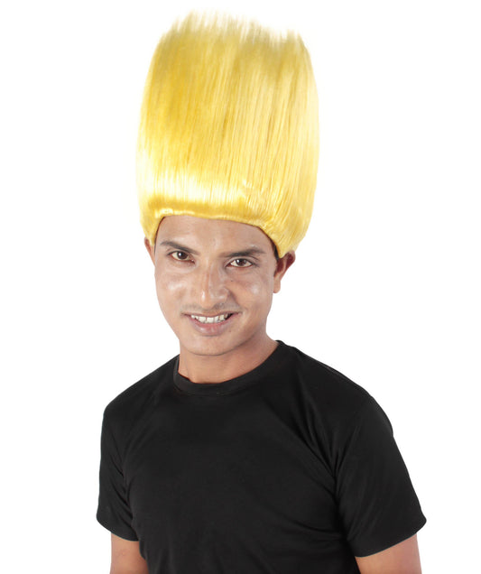 Adult Unisex Halloween Troll wig || Light Yellow