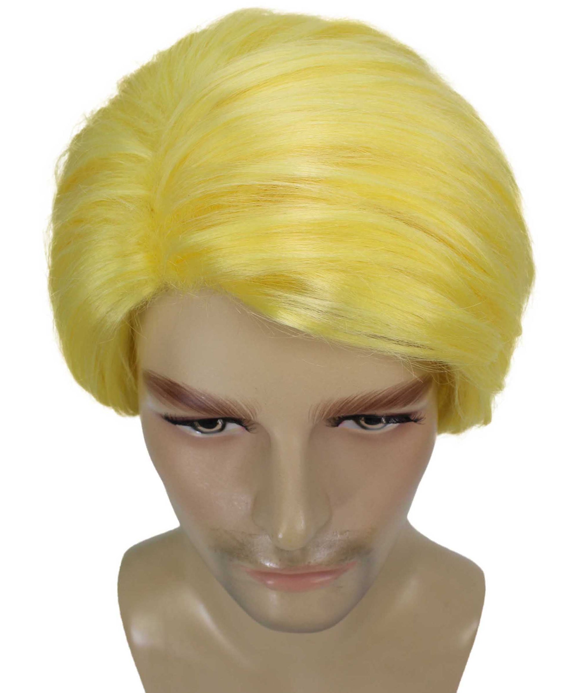 Yellow Multiple Colors Celebrity Singer Wig