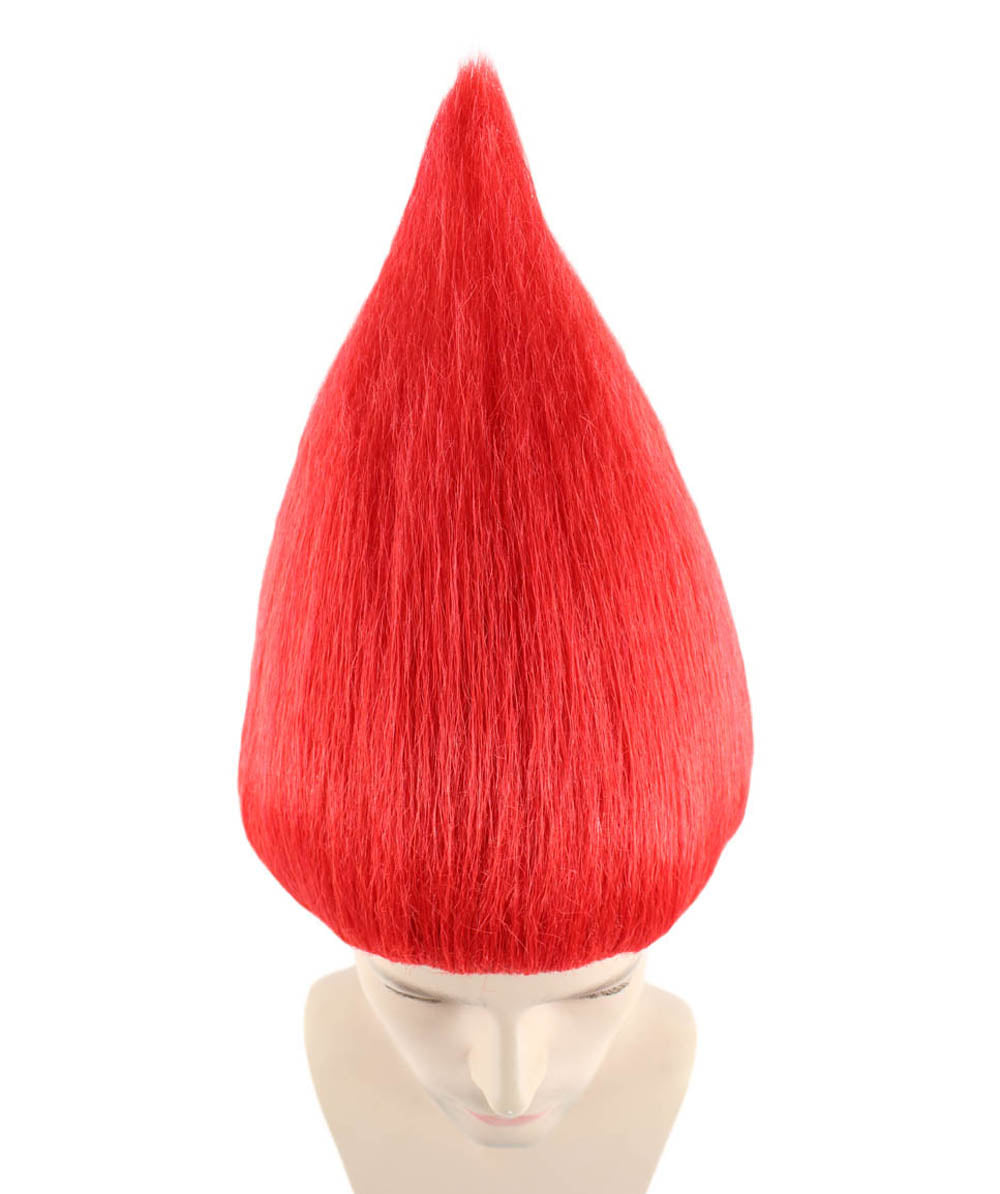 Red||Unisex Troll Wig