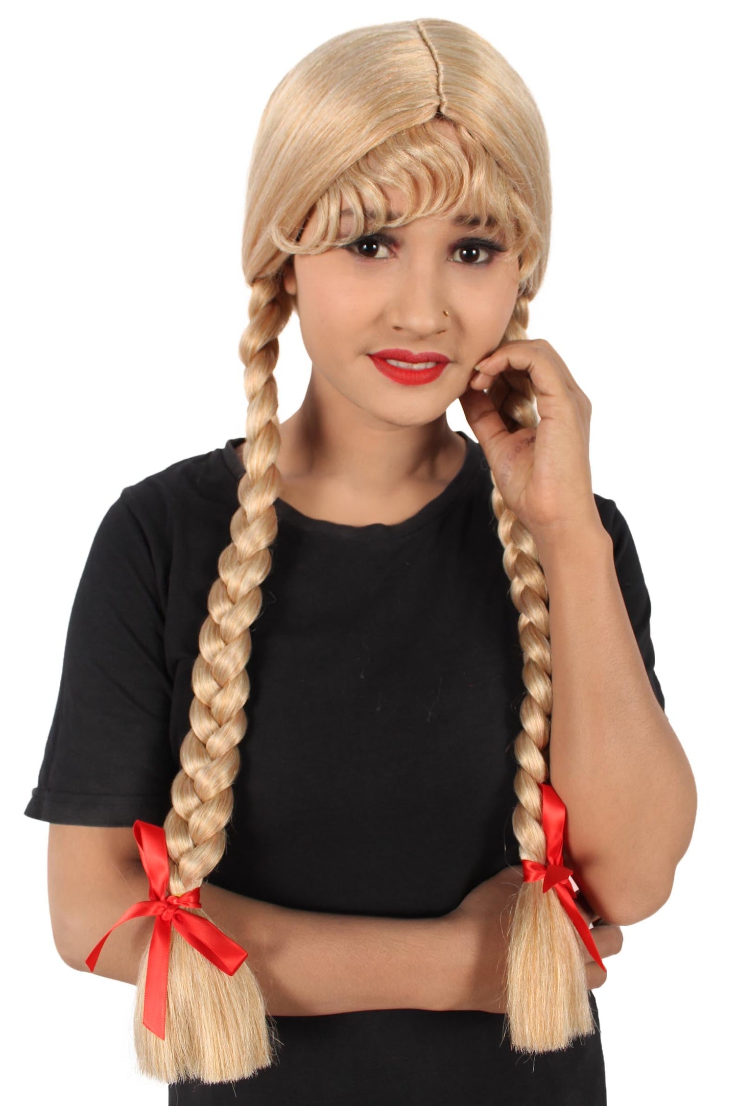 Strawberry Blonde Multiple Colors Option Long Braided Wig